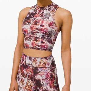 Lululemon Everlux and Mesh Cropped Tank